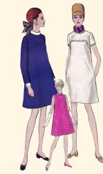 7319 VOG 68 MATERNITY EMPIRE A-LINE DRESS SLVS OR NOT PATTERN 10